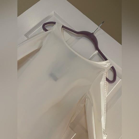 NEW limited edition Armani exchange white blouse cotton - Picture 6 of 10